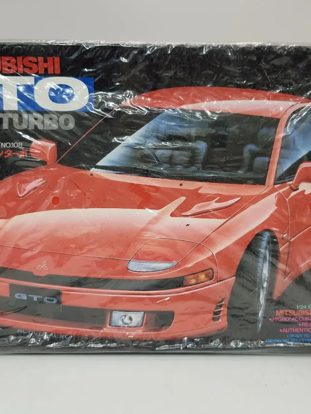 Vintage Tamiya 1/24 Mitsubishi GTO Twin Turbo Kit Plastic Model Kit #24108